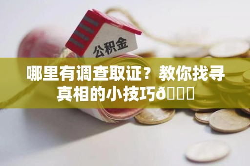 宁国哪里有调查取证？教你找寻真相的小技巧😎