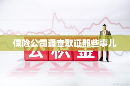 宁国保险公司调查取证那些事儿