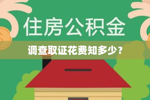 宁国调查取证花费知多少？