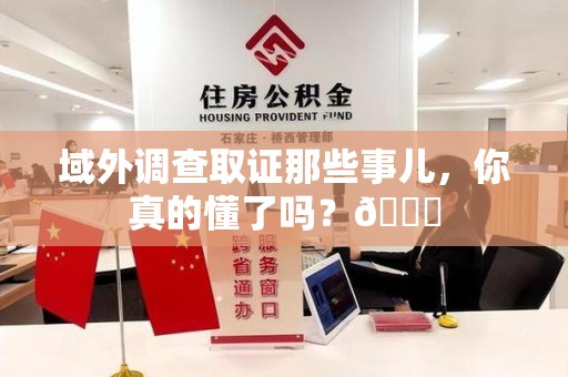 宁国域外调查取证那些事儿，你真的懂了吗？😎