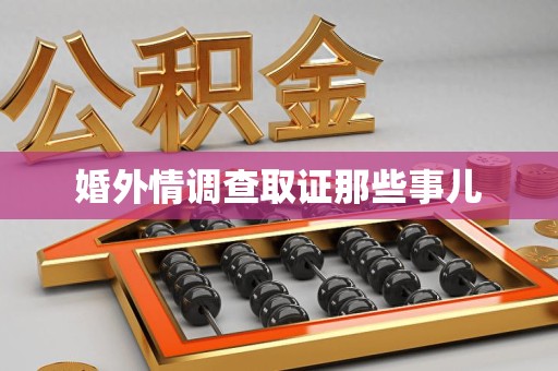 宁国婚外情调查取证那些事儿