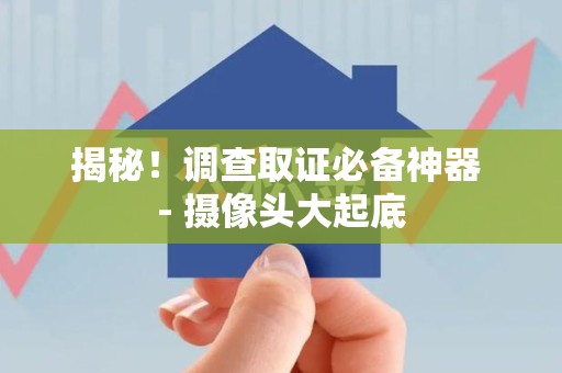 宁国揭秘！调查取证必备神器 - 摄像头大起底